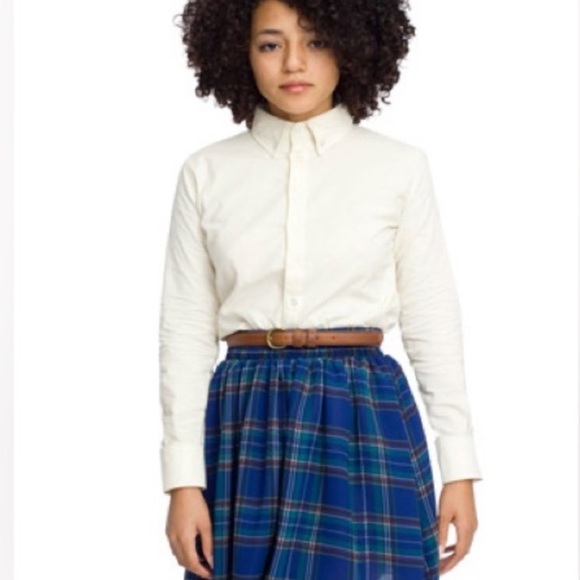 Plaid Chiffon Maxi Skirt - Picture 4 of 14